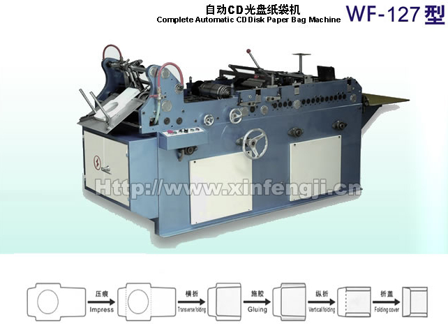 WF127自動CD光盤紙袋機(jī)